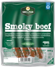 Snellman All Natural Smoky Beef Grillimakkara 230G (6409620013140)