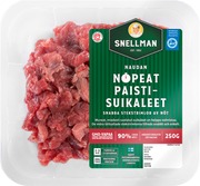 Snellman Naudan Nopeat Paistisuikaleet 250G (6409620013478)