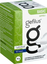 Gefilus Basic Kapseli Maitohappobakteerivalmiste 50Kaps 14G Ravintolisä