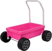 Plasto Taaperokärry, Pehmeät Ja Hiljaiset Pyörät, Pinkki, Korkeus 48 Cm (6410310310685)
