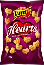 Taffel Hearts Maustettu Maissisnacks 60G (6410381086328)