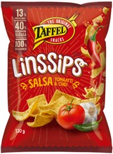 Taffel Linssips Salsa Maustettu Linssisipsi 130G (6410381086953)