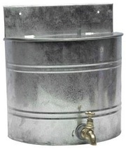4Living Pesusäiliö Seinälle 10 L Sinkki (6410410195854)
