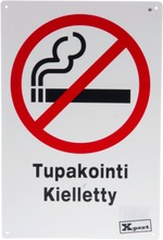 Opaste Tupakointi Kielletty 20X30 Cm (6410412590435)