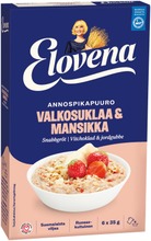 Elovena 210G Valkosuklaa-Mansikka Annospikapuuro (6411200108429)
