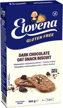 Elovena 160G Gluteeniton Tumma Suklaa Välipalakaurakeksi 4X4kpl (6411200109129)