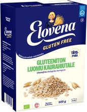Elovena 500G Gluteeniton Luomu Täysjyväkaurahiutale (6411200111344)