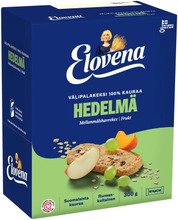 Elovena 10X30g Kaura-Hedelmä Täysjyvä Välipalakeksi 100% Kauraa (6411200211143)