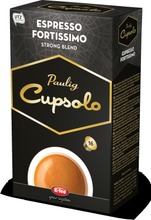 Paulig Cupsolo Espresso Fortissimo Utz 16Kpl Paahdettua, Jauhettua Kahvia (6411300627417)