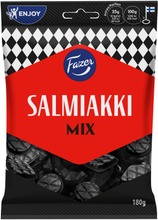 Fazer Salmiakki Mix Salmiakkilakritsi Karkkipussi 180G (6411401037320)
