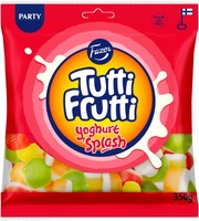 Fazer Tutti Frutti Yoghurt Splash Karkkipussi 350G (6411401037870)