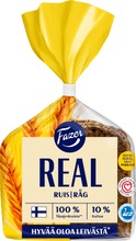 Fazer Real  Ruis 420G, Täysjyväruisleipä (6411402117700)