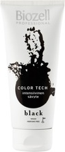 Biozell Professional Color Tech Intensiivinen Sävyte Black 200Ml (6411463066504)