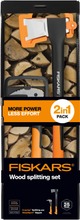 Fiskars Kirvessetti: Halkaisukirves X21 + Pokara (6411501200167)