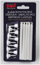 Havi Kakkukynttilä 95Mm 10Kpl 1/4 H (6411631817532)