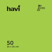Havi 50Kpl/24Cm Lime Tissue Lautasliina (6411632501096)