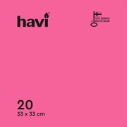 Havi Lautasliina Fuksia 33Cm 20Kpl (6411633335522)