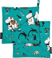 Finlayson Patalappu Saarimuumi Sinivihreä 2 Kpl 22X22cm (6411720525249)