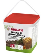 Biolan Peruna- Ja Juureslannoite 5,5 L Pakki (6411961054485)
