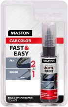Maston Carcolor Akryylimaali Korjauskynä Touch-Up Metallic 12Ml (6412490023911)