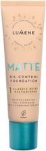 Lumene Matte Oil-Control Mattameikkivoide 1 Kultahiekka 30Ml (6412600835137)