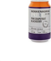 Koskenkorva Pure Pink Grapefruit Blackberry 5,5% 33 Cl Can (6412703013128)