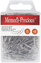 Memoris Precious Paperiliitin 28Mm Nikkeli 100Kpl (6412988991586)