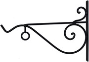 House Amppelikoukku Koristeellinen 30Cm Musta (6412989025112)