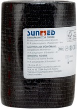 Dr. Sport Itsekiinnittyvä Tukiside 7,5Cm X 4,5M Musta (6412989360022)