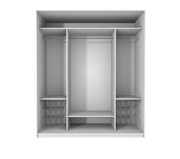 Setdesign20 Liukuovikomero Kirkkain Peiliovin L1576 X K2282 X S600 Mm, Valkea (6412989403101)