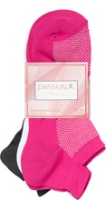 Danskin Neon Naisten Treenisukat 3-Pack (6412989601347)