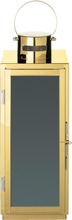 House Metalli Lyhty 32 Cm, Musta Lasi (6412989744921)
