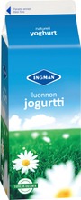 Ingman 750 G Vähälaktoosinen Luonnonjogurtti (6413300012811)
