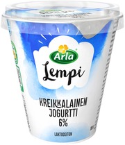 Arla Lempi 300 G Kreikkalainen 6% Laktoositon Jogurtti (6413300019667)