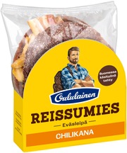 Oululainen Reissumies Eväsleipä 135G Chilikana Kana-Pekoni-Chili Täytetty Täysjyväruisleipä (6413466035402)