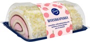 Fazer Mansikkapaikka Mansikka-Valkosuklaakakkurulla 485G, Kausimaku (6413467340208)