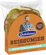 Oululainen Reissumies Eväsleipä Kaura 135G Nyhtökalkkuna Kalkkuna-Juusto-Maustekurkku Täytetty Kauraleipä (6413467427404)
