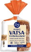 Fazer Vatsaystävällinen* Pehmeä Vehnä-Kaura-Pellava Lofo 300G, Viipaloitu Sekaleipä (6413467446900)
