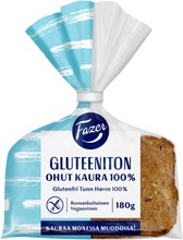 Fazer Gluteeniton Ohut Kaura100% 3Kpl 180G, Kauraleipä (6413467489808)