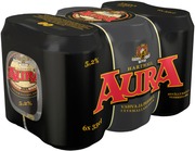 6 X Aura Olut 5,2% 0,33 L (6413605154483)