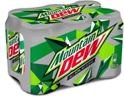 6 X Mountain Dew No Sugar Virvoitusjuoma 0,33 L (6413605191600)