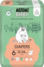 Muumi Baby Diapers Teippivaippa 6 - 36 Kpl 12-24 Kg