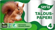 Serla Talouspaperi 4Rl Valkoinen (6414301028405)