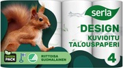 Serla Design Talouspaperi 4Rl Kuvioitu (6414301029273)