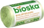 Sanka-Bioska 30Kpl Natural 410X560x0.015 20L Biojätekassi (6414630022013)