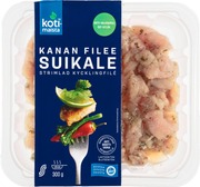 Kotimaista Kanan Fileesuikale Yrtti-Valkosipuli 300G (6414891801235)