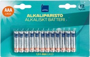 Rainbow Alkaliparisto Aaa/Lr03 1,5V 12Kpl. (6414893097629)