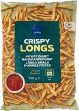 Rainbow 750G Crispy Longs Ranskanperunat Pakaste Gluteeniton (6414893134799)