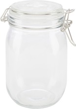 Lasipurkki 950 Ml Pyöreä Kippikansi (6415160067895)