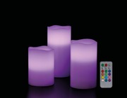 House Rgb Led Kynttilä 3 Kpl (6415160125533)